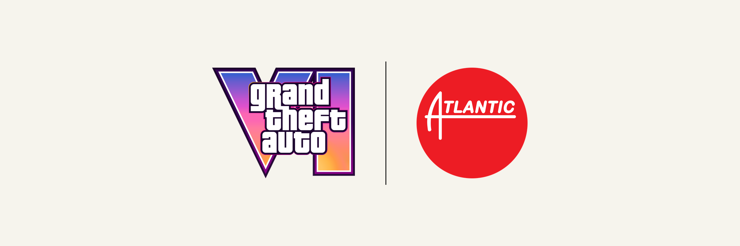 Grand Theft Auto VI and Atlantic Records logos